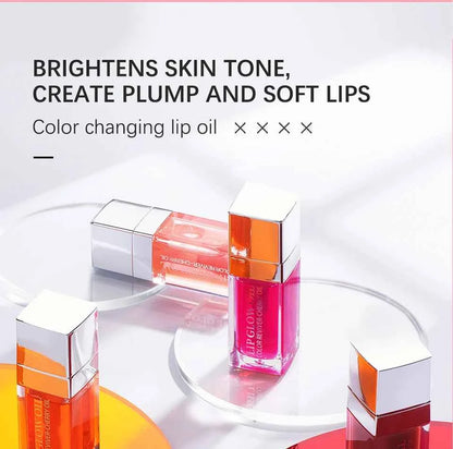 Crystal Jelly Moisturizing Lip Oil Plumping Lip Gloss Makeup Sexy Plump Lip Glow Oil Tinted Lip Plumper