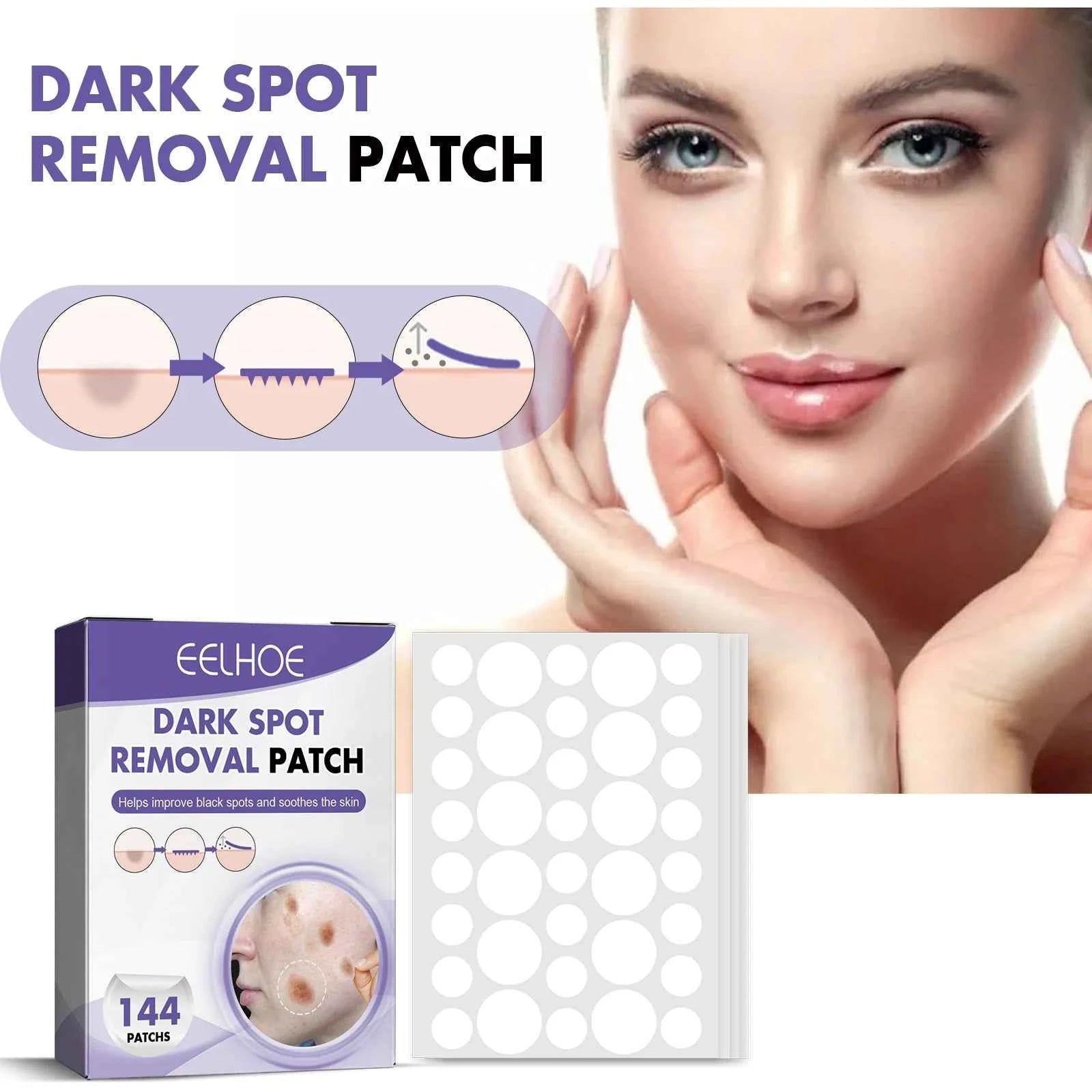 Dark Spot Correcting Patches Freckles Remover Brightening Fade Fade Dark Spots Lightening Melasma Facial Invisible Care Stickers