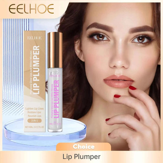 Long Lasting Lip Plumper Oil Lightening Melanin Dry Skin Repair Lip Fine Lines Nourishing Pink Lip Balm Sexy Lipgloss Cosmetics