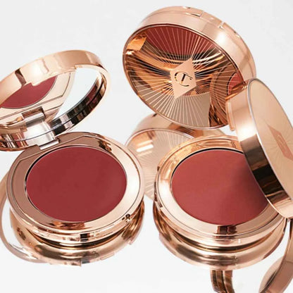 Charlotte Tilbury Liquid Blush Heart Two-tone Blush Pillow Talk Lip and Cheek Glow Unreal Blush Healthy Glow Stick Cheek To Chic