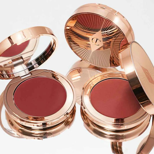 Charlotte Tilbury Liquid Blush Heart Two-tone Blush Pillow Talk Lip and Cheek Glow Unreal Blush Healthy Glow Stick Cheek To Chic