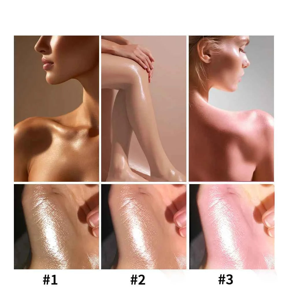 Lakerain Glowmotions Glow Body Oil 100ml Long Lasting Hydrating Shimmer Bronze Non-Greasy Summer Body Care Glow Oil Makeup
