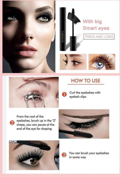 7 color quick-drying mascara thick curling waterproof and sweat-proof color mascara multi-color non-smudge curling mascara