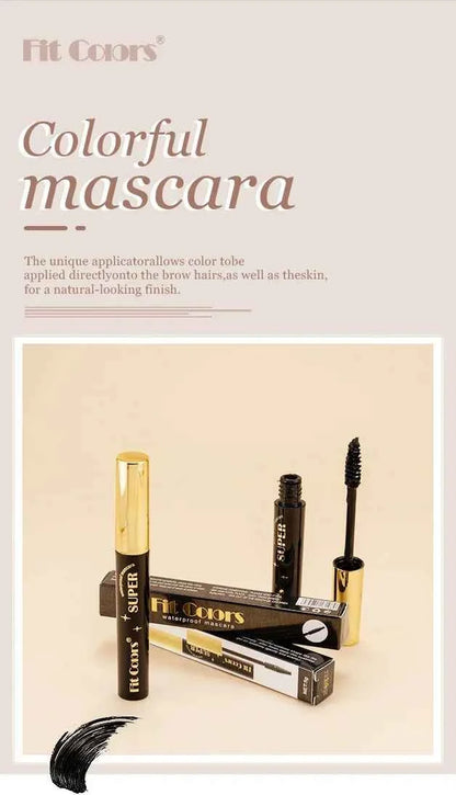 5D Silk Fiber Mascara Lash Color Mascara Waterproof 14 Colors 3D Mascara Eyelash Extension Thick Lengthening Eye Lashes Cosmetic