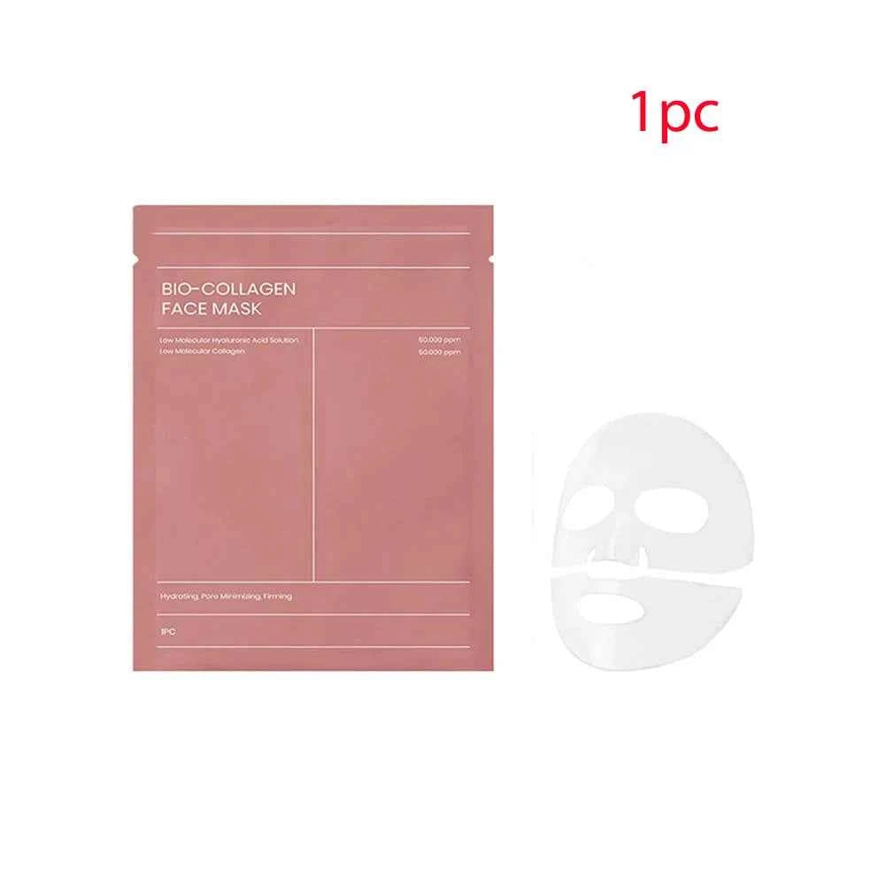 Bio-Collagen Face Mask Hydrating Overnight Hydrogel Moisturizing Facial Mask VC Whitening Anti-Aging Skincare  1/2/5/10/20pcs