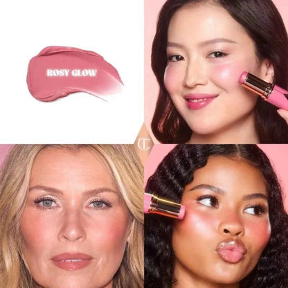 Charlotte Tilbury Liquid Blush Heart Two-tone Blush Pillow Talk Lip and Cheek Glow Unreal Blush Healthy Glow Stick Cheek To Chic