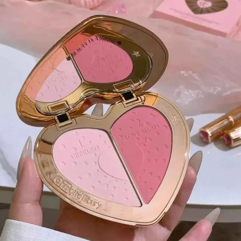 Charlotte Tilbury Liquid Blush Heart Two-tone Blush Pillow Talk Lip and Cheek Glow Unreal Blush Healthy Glow Stick Cheek To Chic