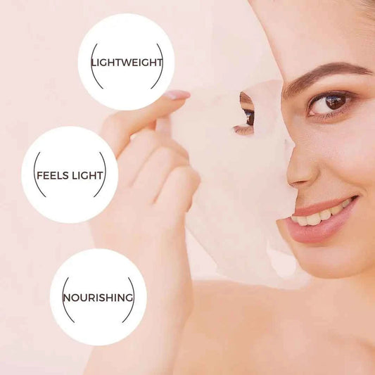 Bio-Collagen Face Mask Hydrating Overnight Hydrogel Moisturizing Facial Mask VC Whitening Anti-Aging Skincare  1/2/5/10/20pcs