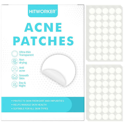 40/400 Pieces Hydrocolloid Acne Patches per Box Alcohol-Free Gentle Non-Irritating Blemish Covering Sticker for Pimples
